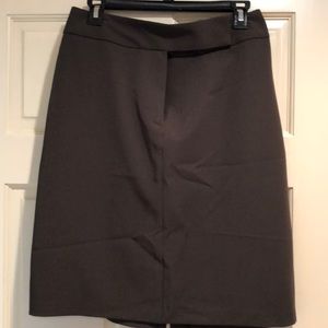 Army green above the knee length pencil skirt